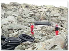 Kabelverlegung auf 300 Meter Höhe-3